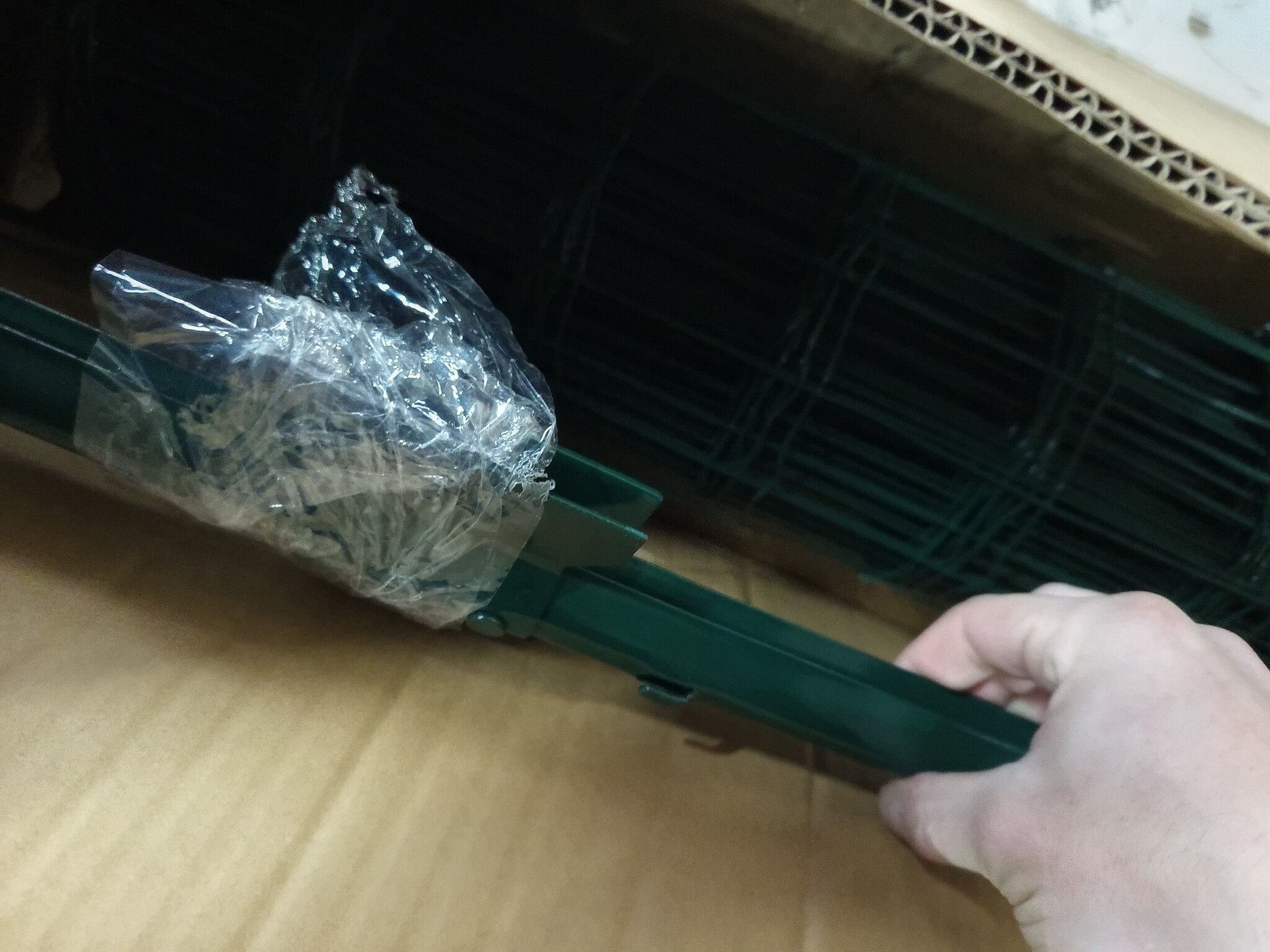 VidaXL Euro hek 20x1,2 m Staal Groen | Nu 60% Korting!