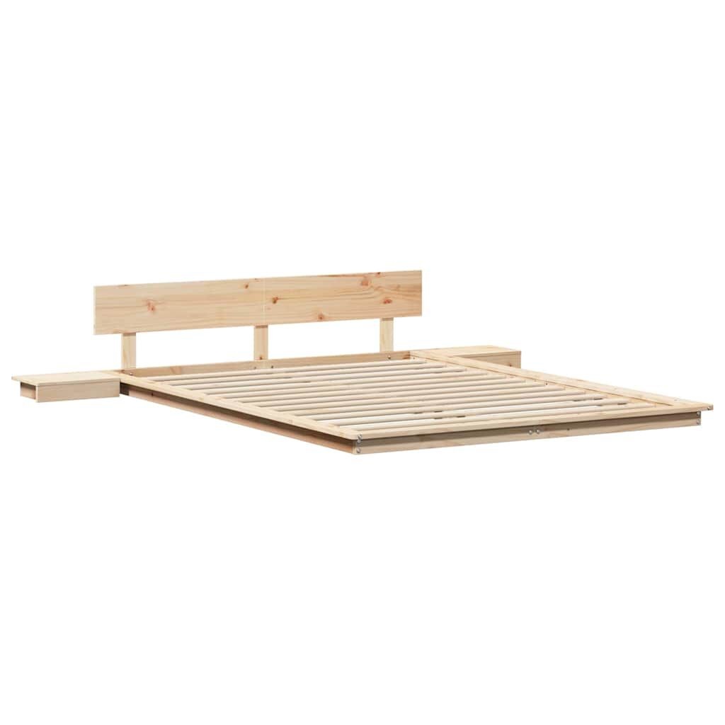 vidaXL Bedframe Hout Bruin (150x200cm) - 62% Korting!