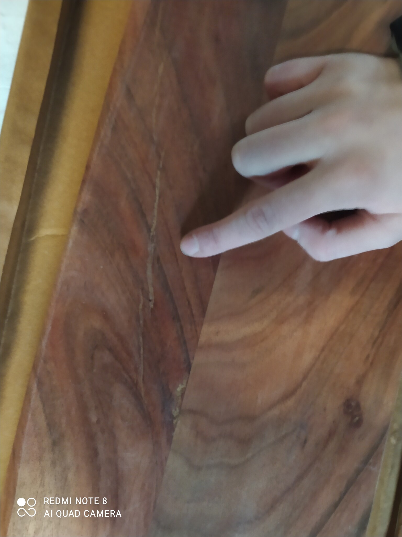 vidaXL Wandschap Acaciahout Natuurlijke Rand - 60% Korting!