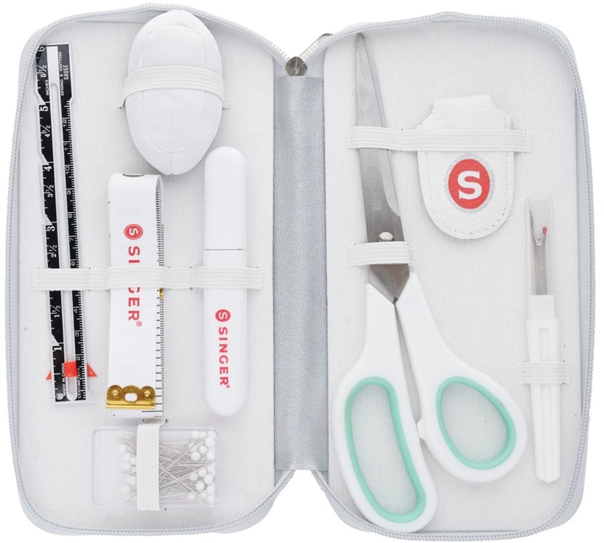 Singer Premium Naaiset - Zilver/Munt (47% Korting!)