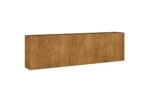 vidaXL Verhoogde Plantenbak 280x40x80 cm Cortenstaal - 64% Korting!