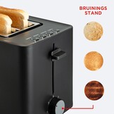 Bourgini Tosti Toaster (53% Korting) - Zwart - 2 Tosti's
