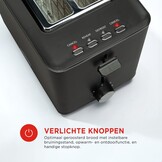 Bourgini Tosti Toaster (53% Korting) - Zwart - 2 Tosti's