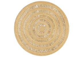 vidaXL Vloerkleed Gevlochten Jute 150cm - 42% Korting!