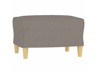 vidaXL Voetenbank Taupe 60x50x41cm - 42% Korting!
