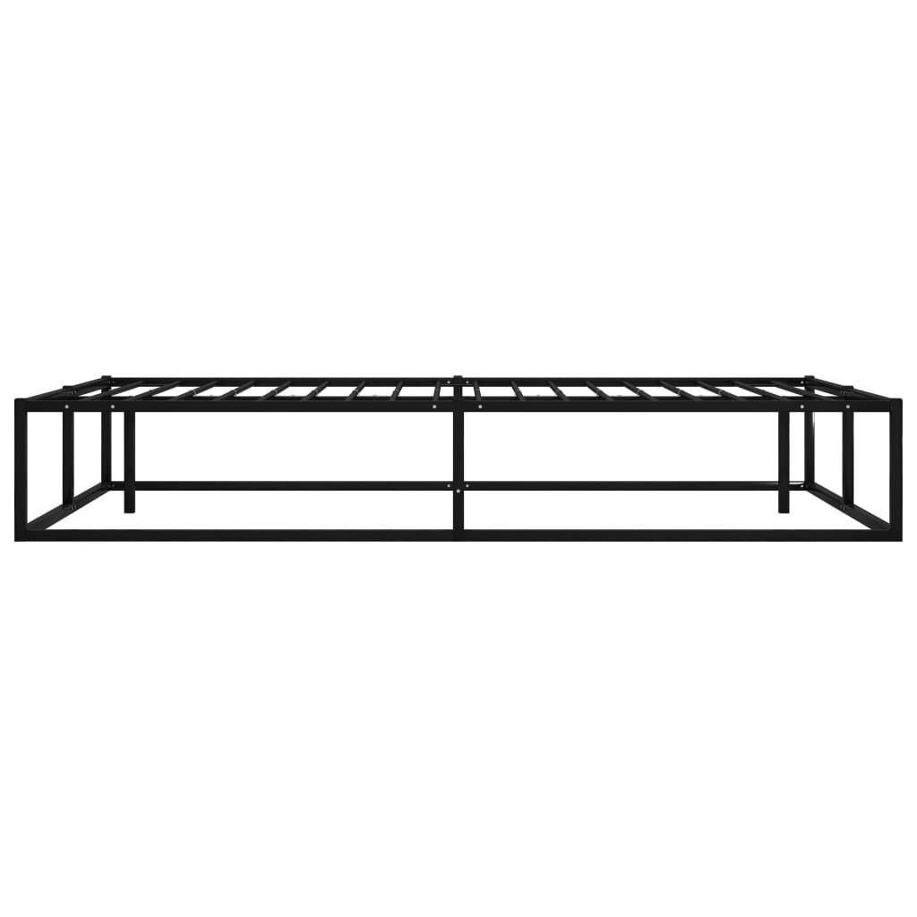 vidaXL Bedframe Metaal Zwart 120x200cm - 42% Korting!