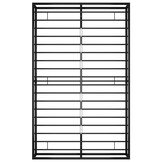 vidaXL Bedframe Metaal Zwart 120x200cm - 42% Korting!