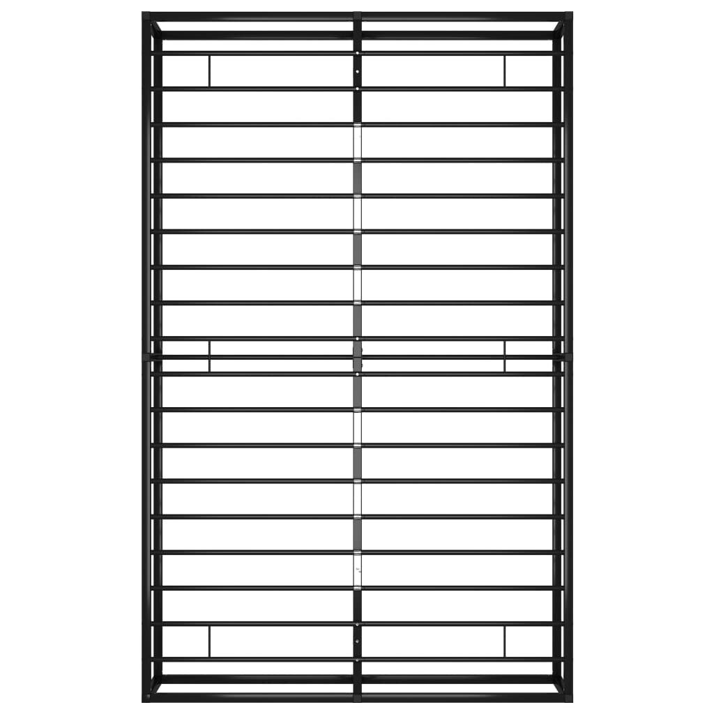 vidaXL Bedframe Metaal Zwart 120x200cm - 42% Korting!
