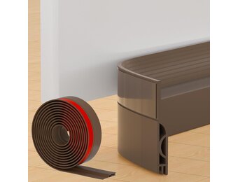 Ormein Tochtstrip Deur - 59% Korting! Zelfklevend, Geluidsdicht, Bruin (1m)