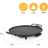 Tristar Bakplaat - BP-2787 - 2000W - Gourmet - Nu 35% Korting!