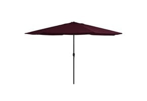 vidaXL Parasol 390cm Bordeauxrood - 59% Korting!