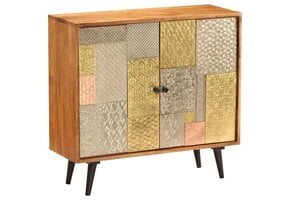 vidaXL Dressoir 80x30x75 cm Massief Acaciahout - 64% Korting