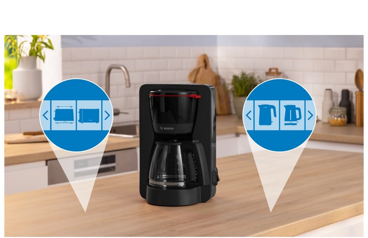 Bosch TKA2M113 MyMoment Koffiezetapparaat - Zwart | 53% Korting