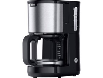 Braun PurShine KF1500BK Koffiezetapparaat - RVS/Zwart (35% korting!)