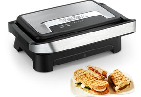 Tefal Inicio Compact GC270D Paninimaker & Grill - 1000W - 37% Korting!