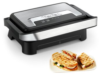 Tefal Inicio Compact GC270D Paninimaker & Grill - 1000W - 37% Korting!