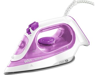 Braun TexStyle 3 SI3030PU Stoomstrijkijzer - 39% Korting - Paars