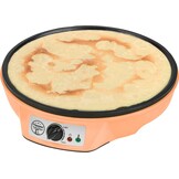 Bestron Pannenkoekenmaker - Ø 30cm - 1000W - Oranje - 53% Korting!