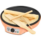 Bestron Pannenkoekenmaker - Ø 30cm - 1000W - Oranje - 53% Korting!