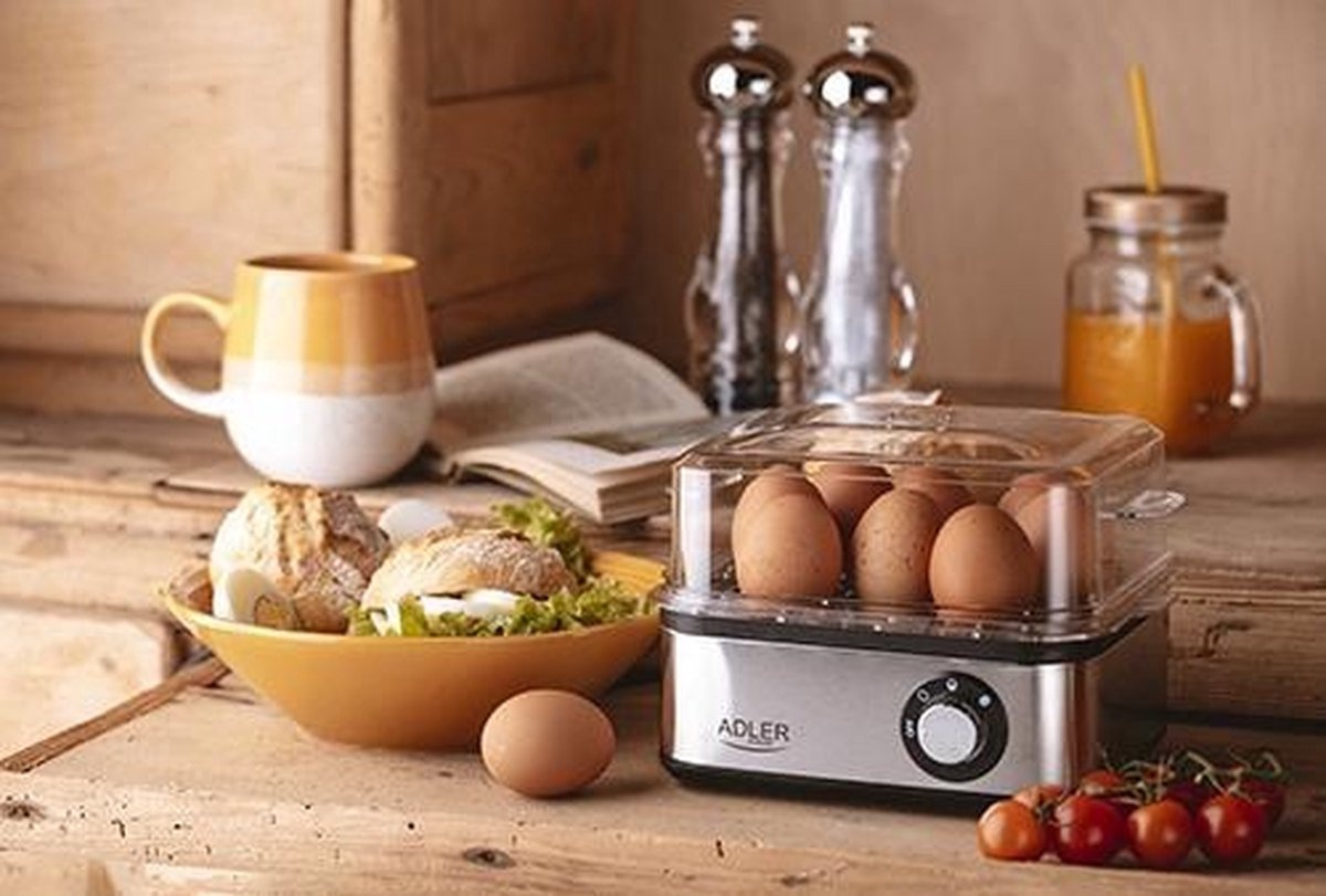 Adler AD 4486 Eierkoker - Perfecte Eieren met 53% Korting!