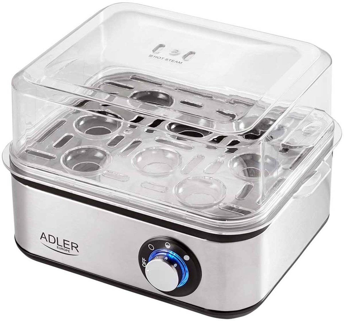 Adler AD 4486 Eierkoker - Perfecte Eieren met 53% Korting!