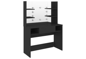 VidaXL Kaptafel Zwart (60% Korting) - Inclusief LED-verlichting