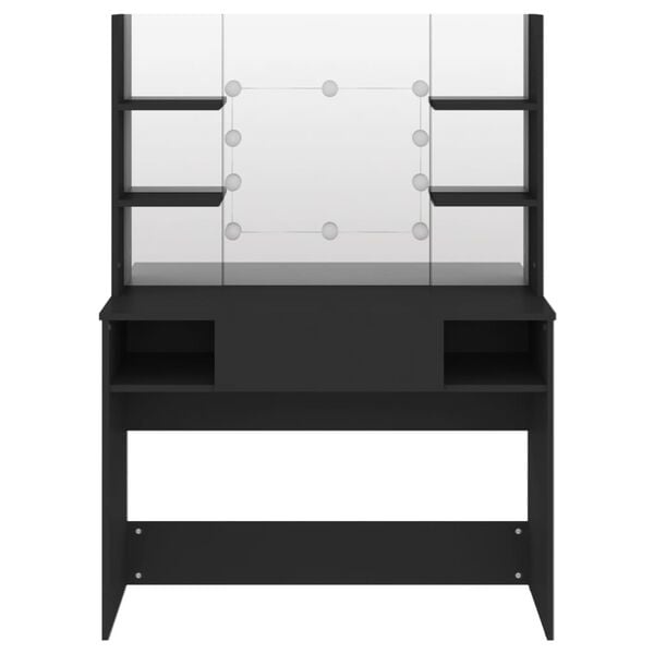 VidaXL Kaptafel Zwart (60% Korting) - Inclusief LED-verlichting