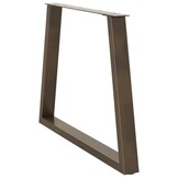 vidaXL Eettafelpoten 3 st V-vormig 100cm Staal Naturel - 35% Korting