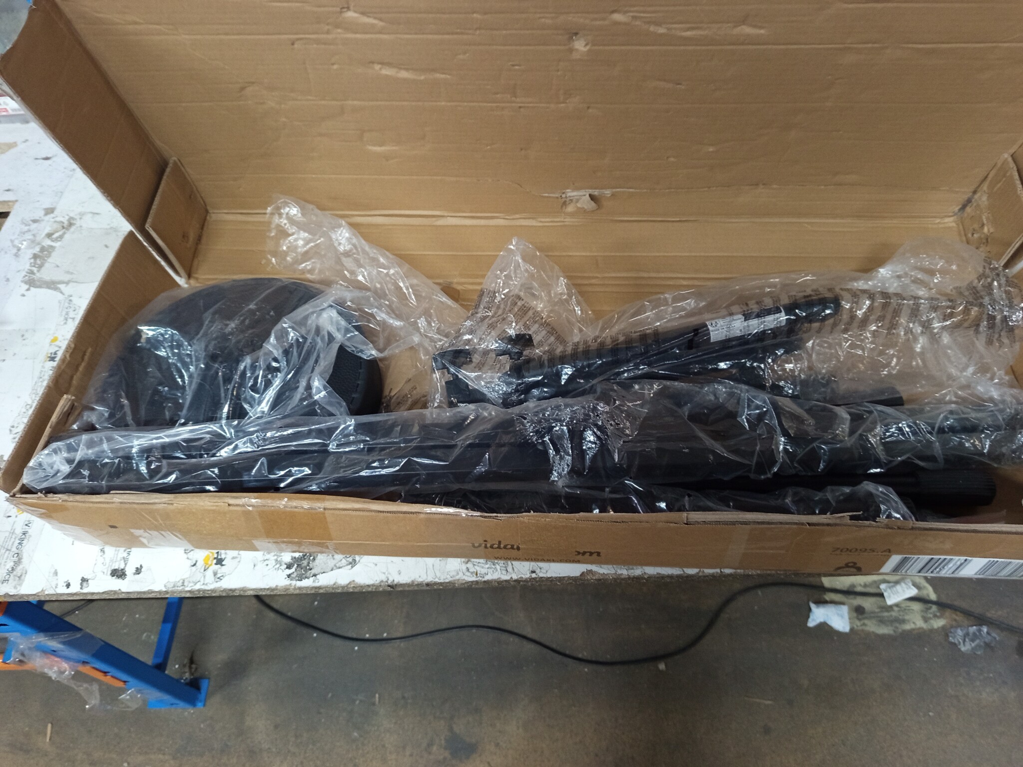 vidaXL Keyboardstandaard & Kruk - Zwart (60% Korting)