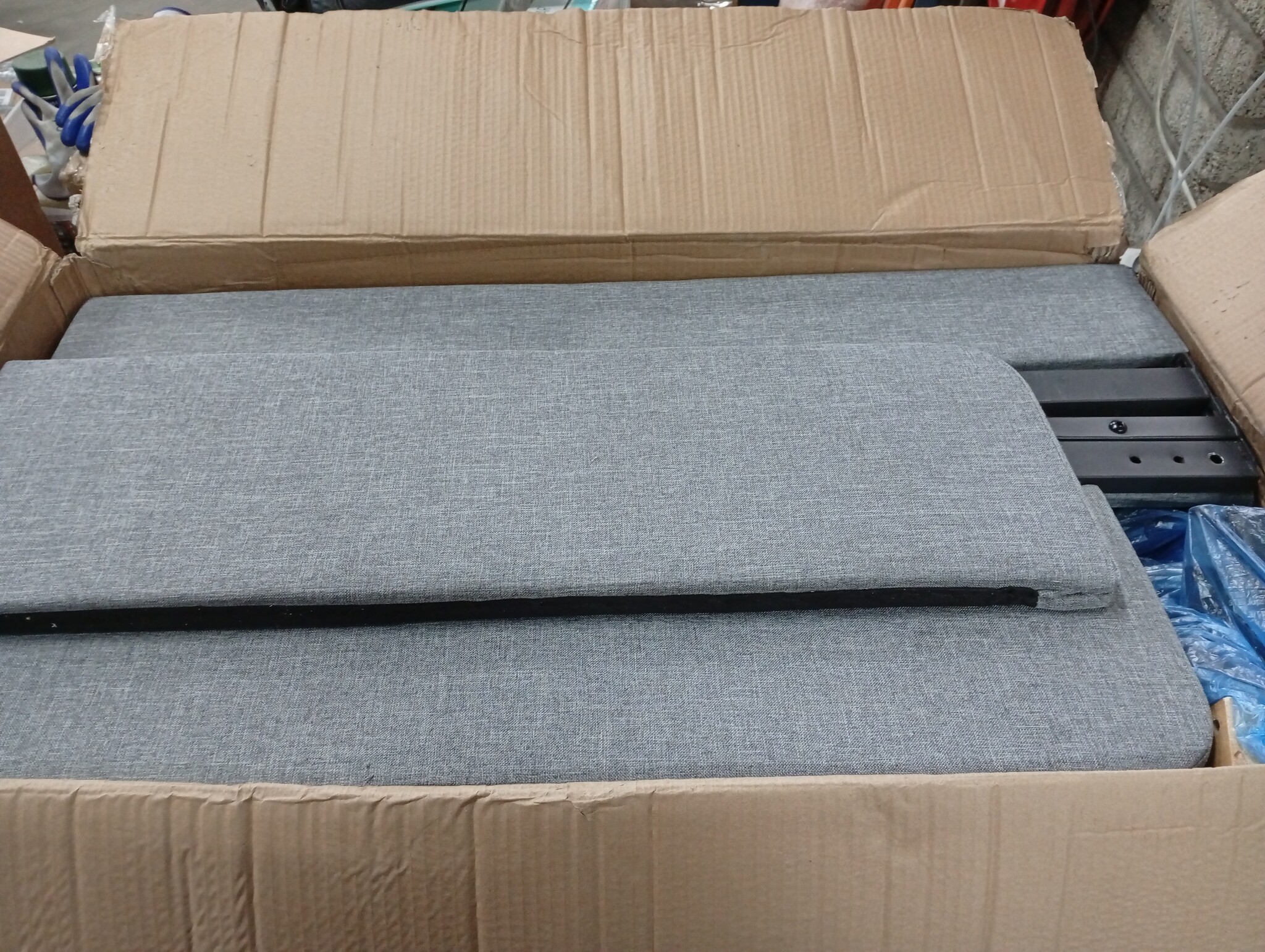 vidaXL Bedframe Lichtgrijs - 160x200cm - 55% Korting