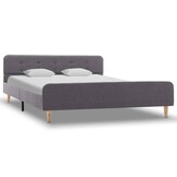 vidaXL Bedframe Lichtgrijs - 160x200cm - 55% Korting