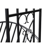 vidaXL Rozenboog met bank - 60% Korting