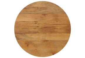 vidaXL Rond Tafelblad Mangohout Ø 80x2,5 cm - 60% Korting
