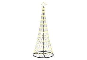 vidaXL LED Kerstboom Warmwit 184.5cm - 55% Korting!