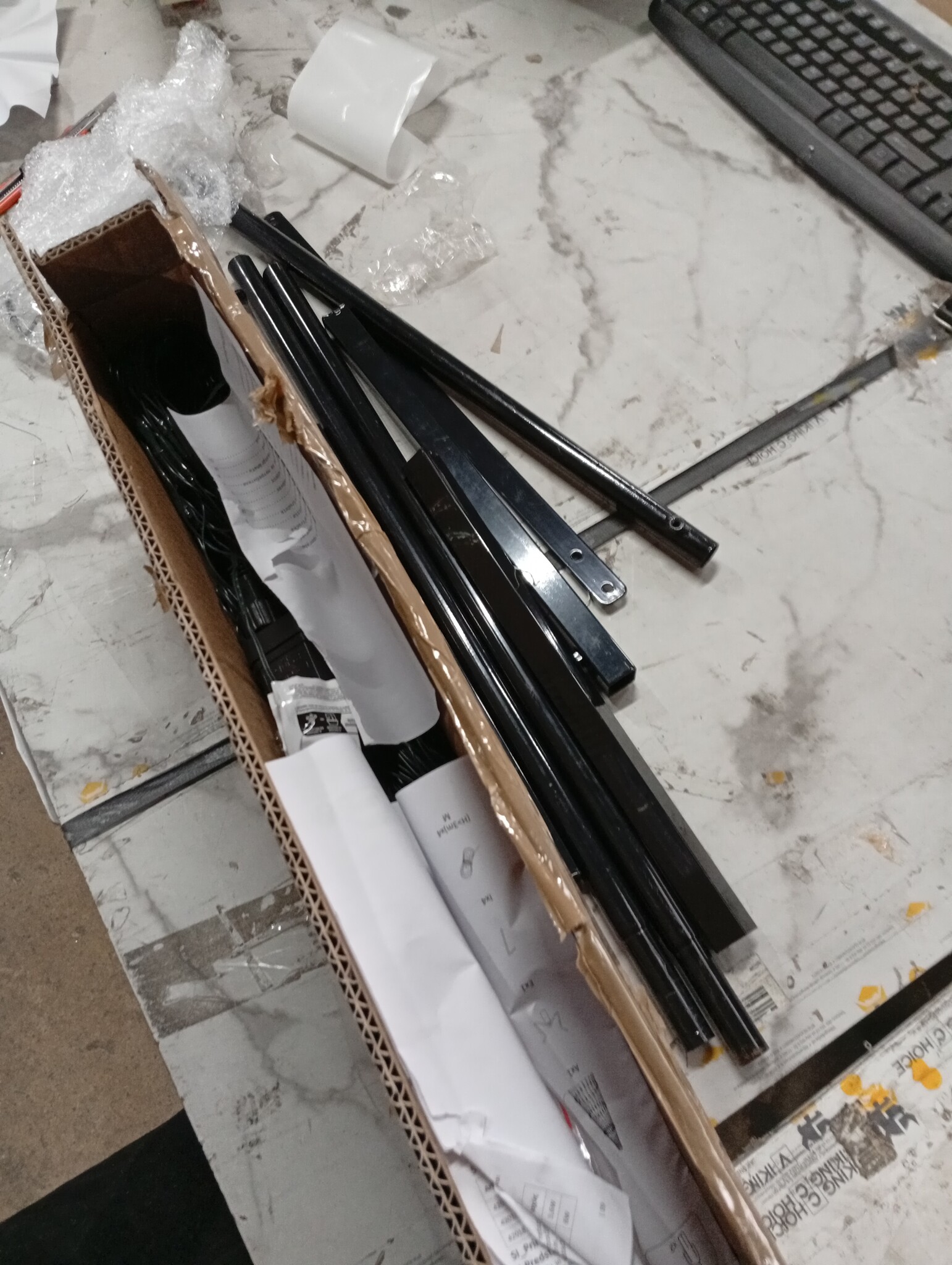 vidaXL LED Kerstboom Warmwit 184.5cm - 55% Korting!