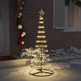 vidaXL LED Kerstboom Warmwit 184.5cm - 55% Korting!