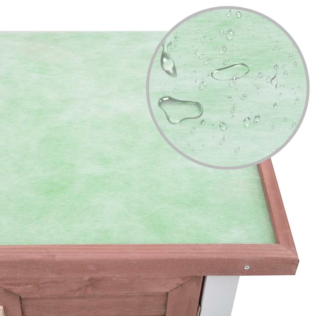 vidaXL Konijnenhok Buiten - Hout Bruin | -35%