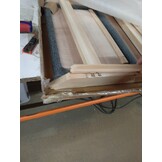 vidaXL Hondentrap (64% korting!) - Massief Vurenhout, Grijs, 105x47cm