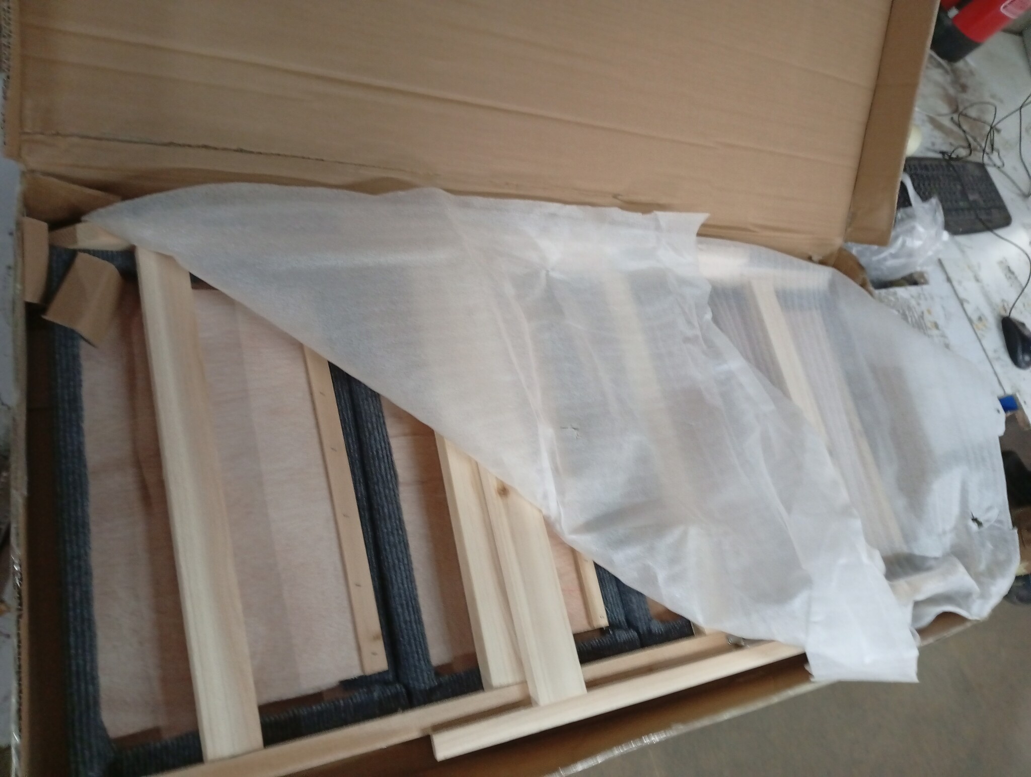 vidaXL Hondentrap (64% korting!) - Massief Vurenhout, Grijs, 105x47cm