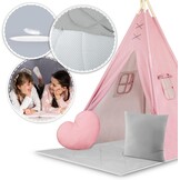 Nukido Tipi Tent Kinderen Roze + Gratis Stabilisator (35% Korting)