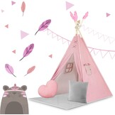 Nukido Tipi Tent Kinderen Roze + Gratis Stabilisator (35% Korting)