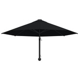 vidaXL Wandparasol 300 cm Zwart | 65% Korting op geretourneerd product