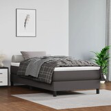 VidaXL Bedframe Kunstleer Grijs 100x200 cm - 47% Korting!