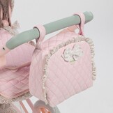 Diset La Nina Poppenwagen/Buggy - Violet/Roze Bloem | 35% Korting