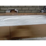 vidaXL Boekenkast met 3 schappen hout wit