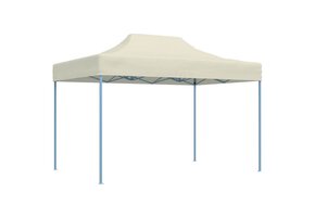 vidaXL Partytent 3x4m Staal Crème - Retour met 64% Korting!