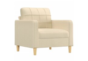 vidaXL Fauteuil Crème - 42% Korting!