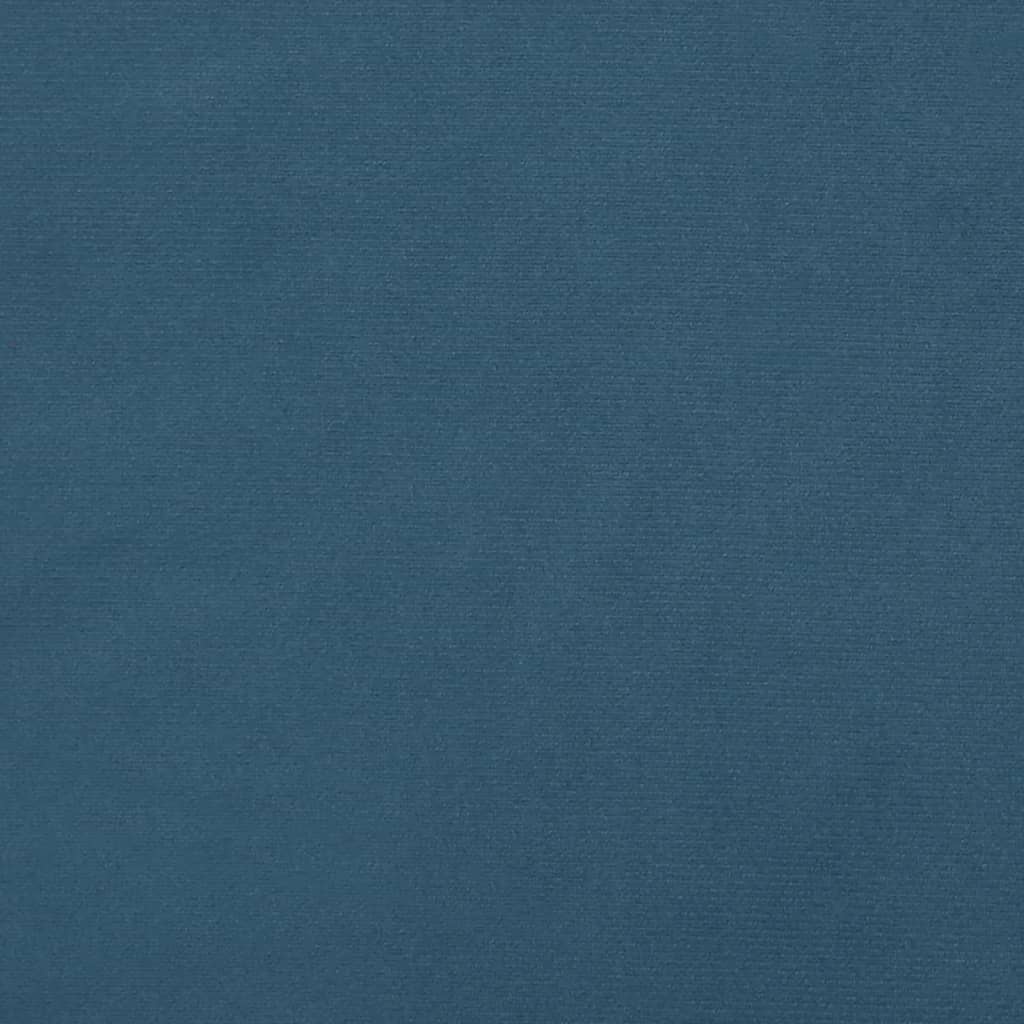 vidaXL Hoofdbord 100x5x78/88cm Fluweel Donkerblauw - 60% Korting!