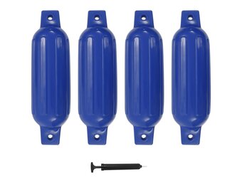 vidaXL Bootstootkussens 41x11,5 cm PVC Blauw (64% Korting)