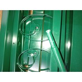 vidaXL Poort Groen Staal 100x200 cm - 55% Korting